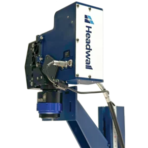 The SWIR 640 hyperspectral sensor mounted on the perClass Mira Stage